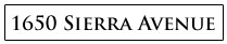 1650 Sierra Avenue